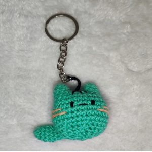 Crochet Kitty Key Chain