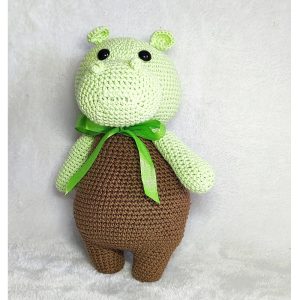 Crochet hand made Hippo